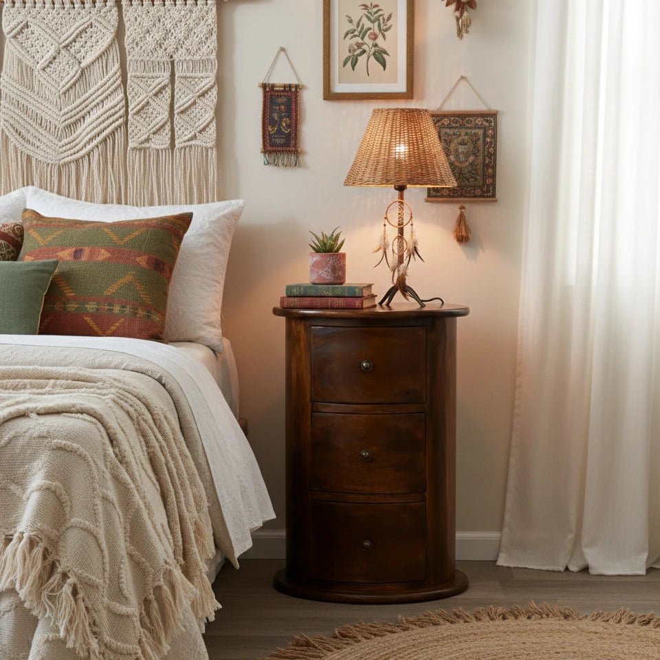 Calcata Bedside Table - T'A PROMIS LIMITED