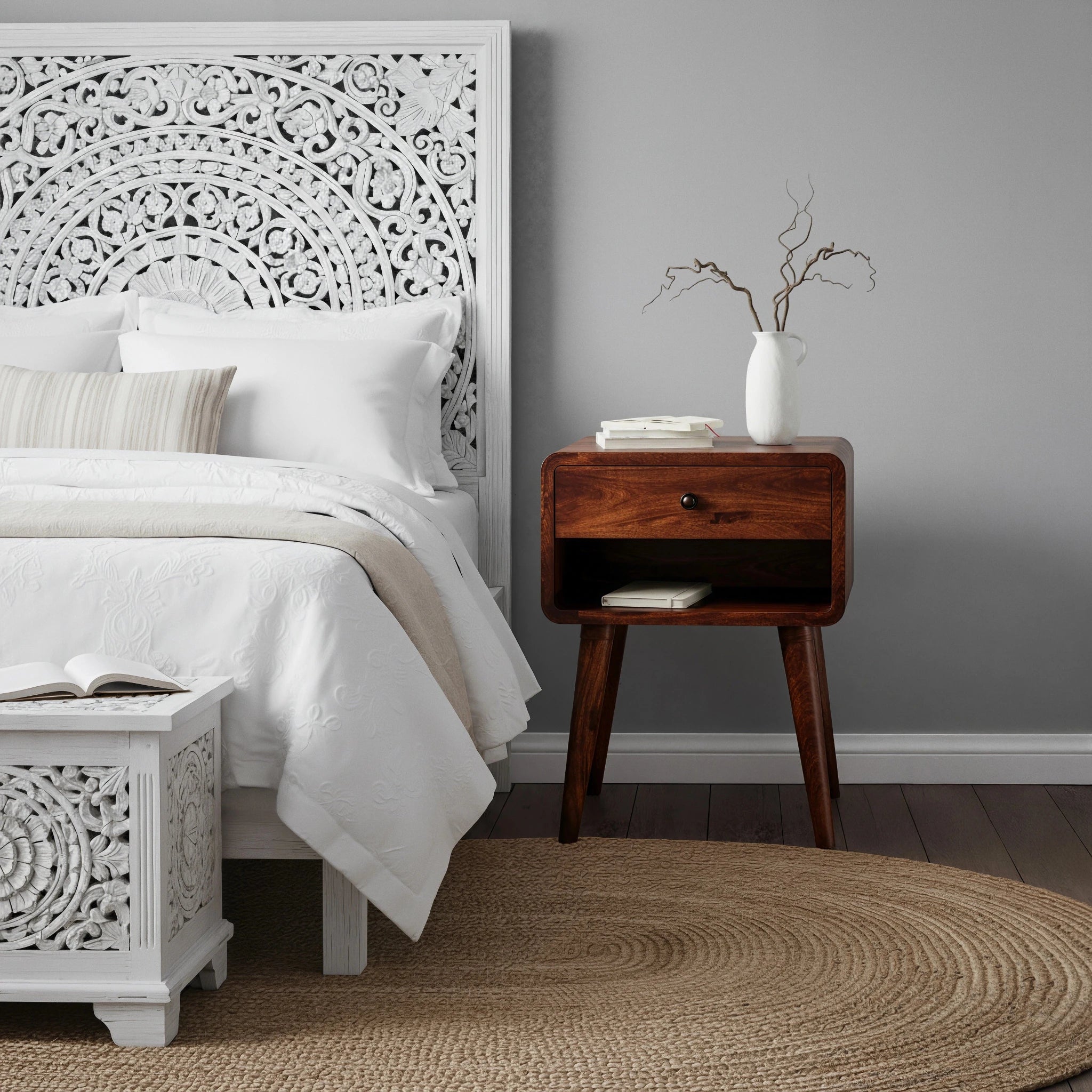Elvas Bedside Table - T'A PROMIS LIMITED
