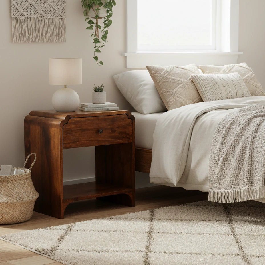 Luarca Bedside Table - T'A PROMIS LIMITED