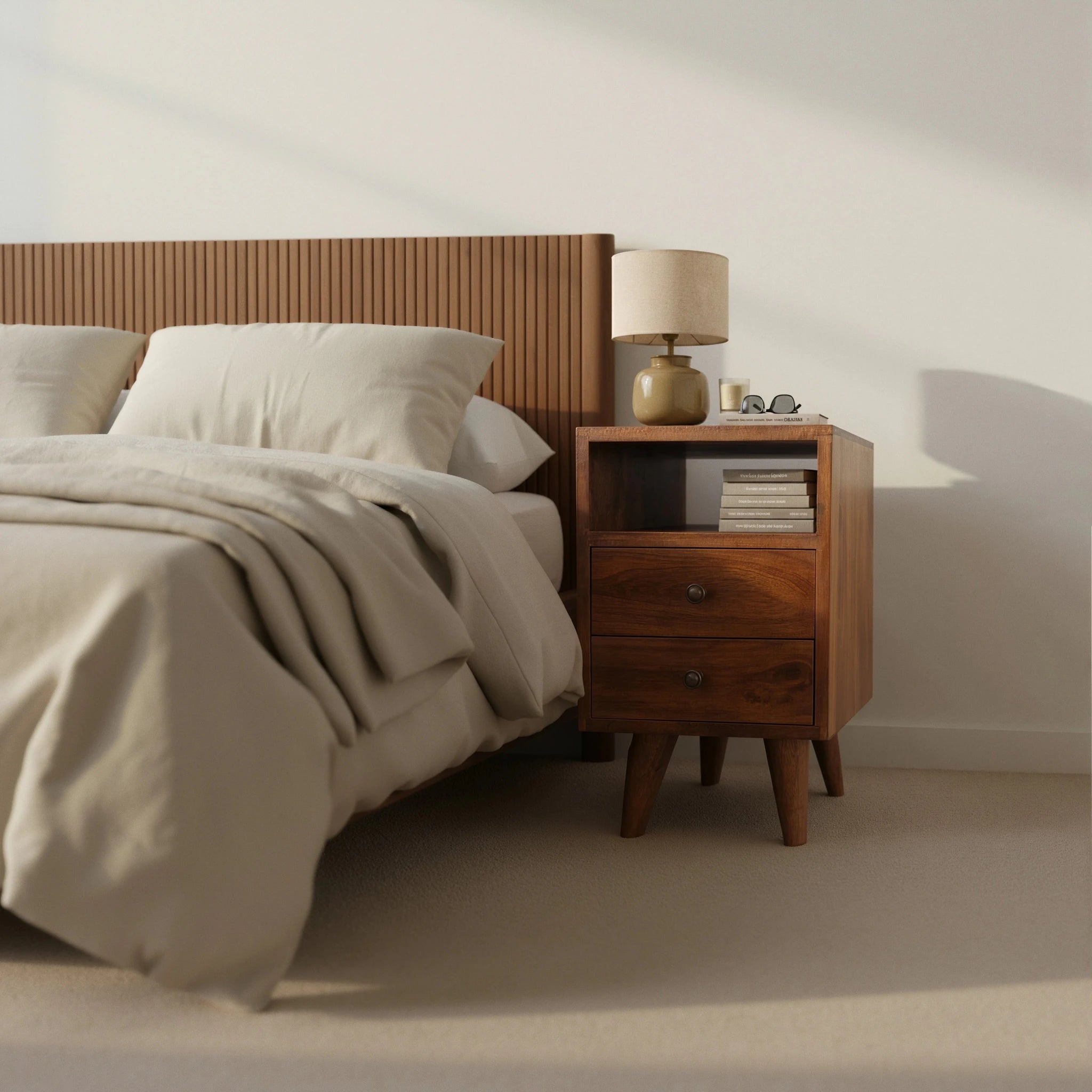 Lucca Bedside Table - T'A PROMIS LIMITED