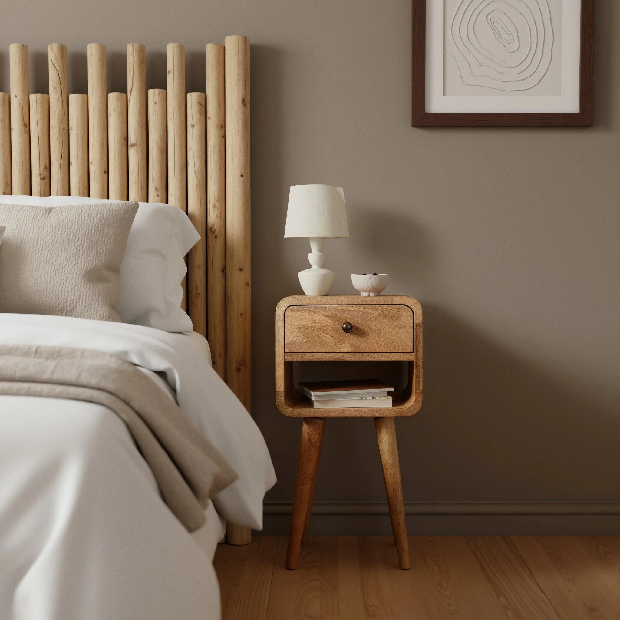 Pienza Bedside Table - T'A PROMIS LIMITED