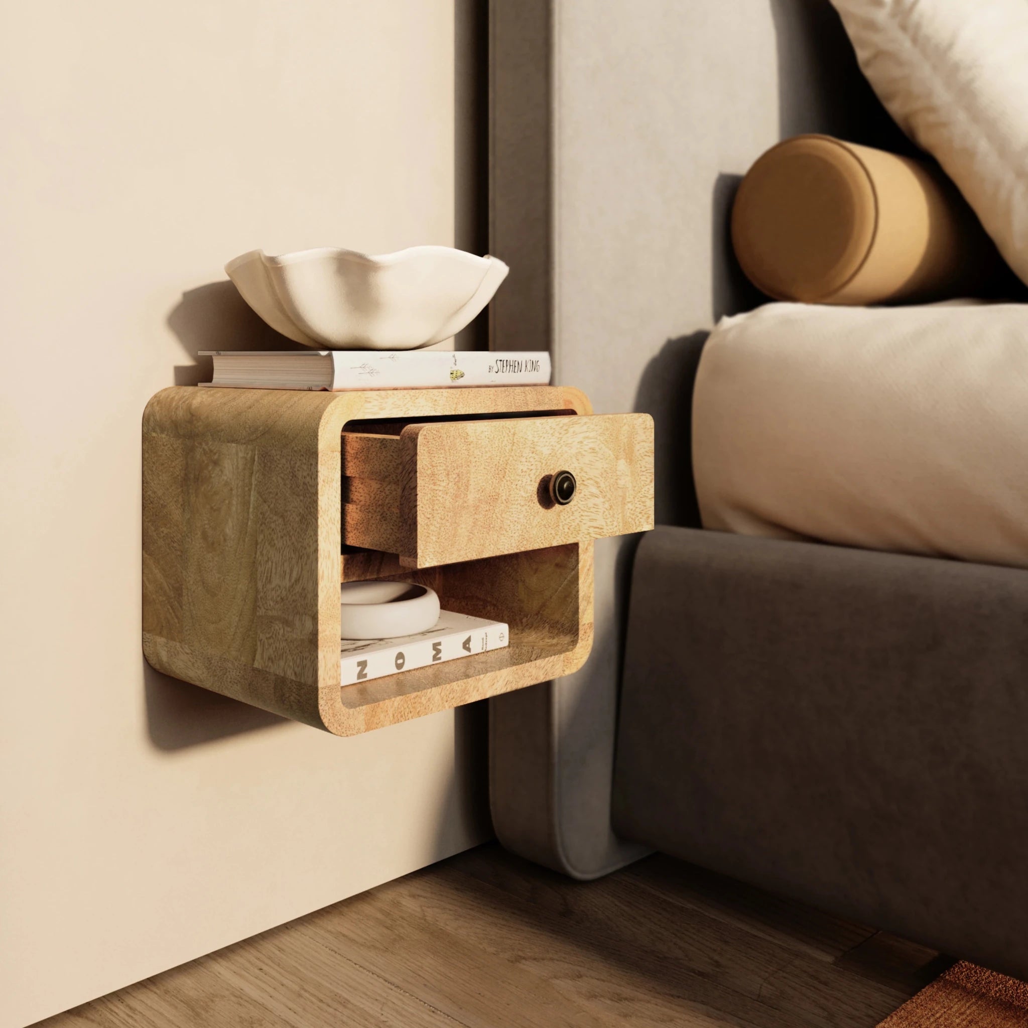 Savona Bedside Table - T'A PROMIS LIMITED