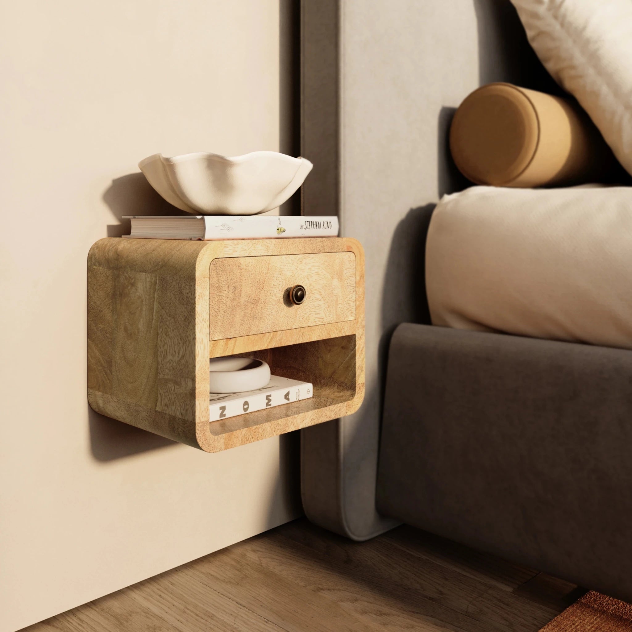 Savona Bedside Table - T'A PROMIS LIMITED