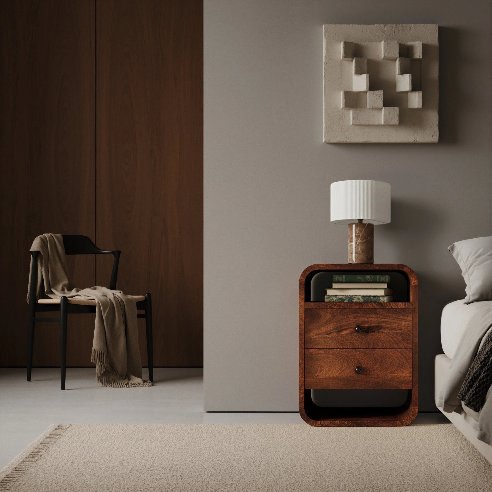 Valence Bedside Table - T'A PROMIS LIMITED