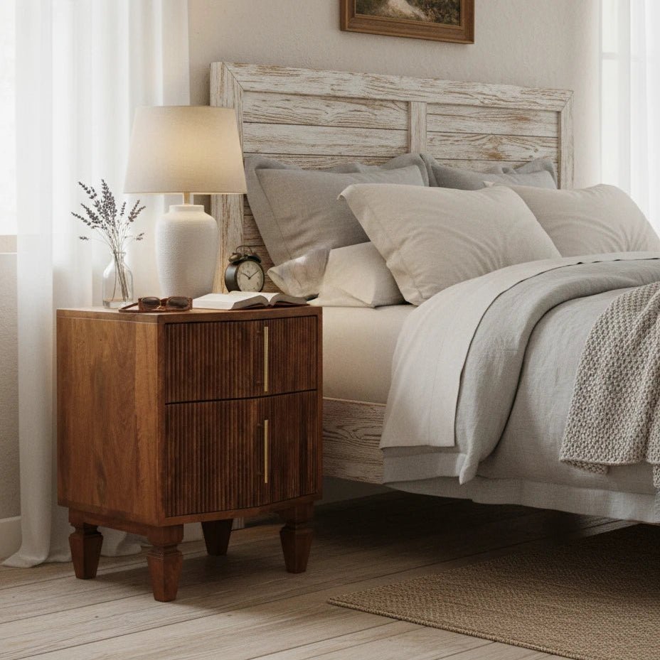 Valtice Bedside Table - T'A PROMIS LIMITED
