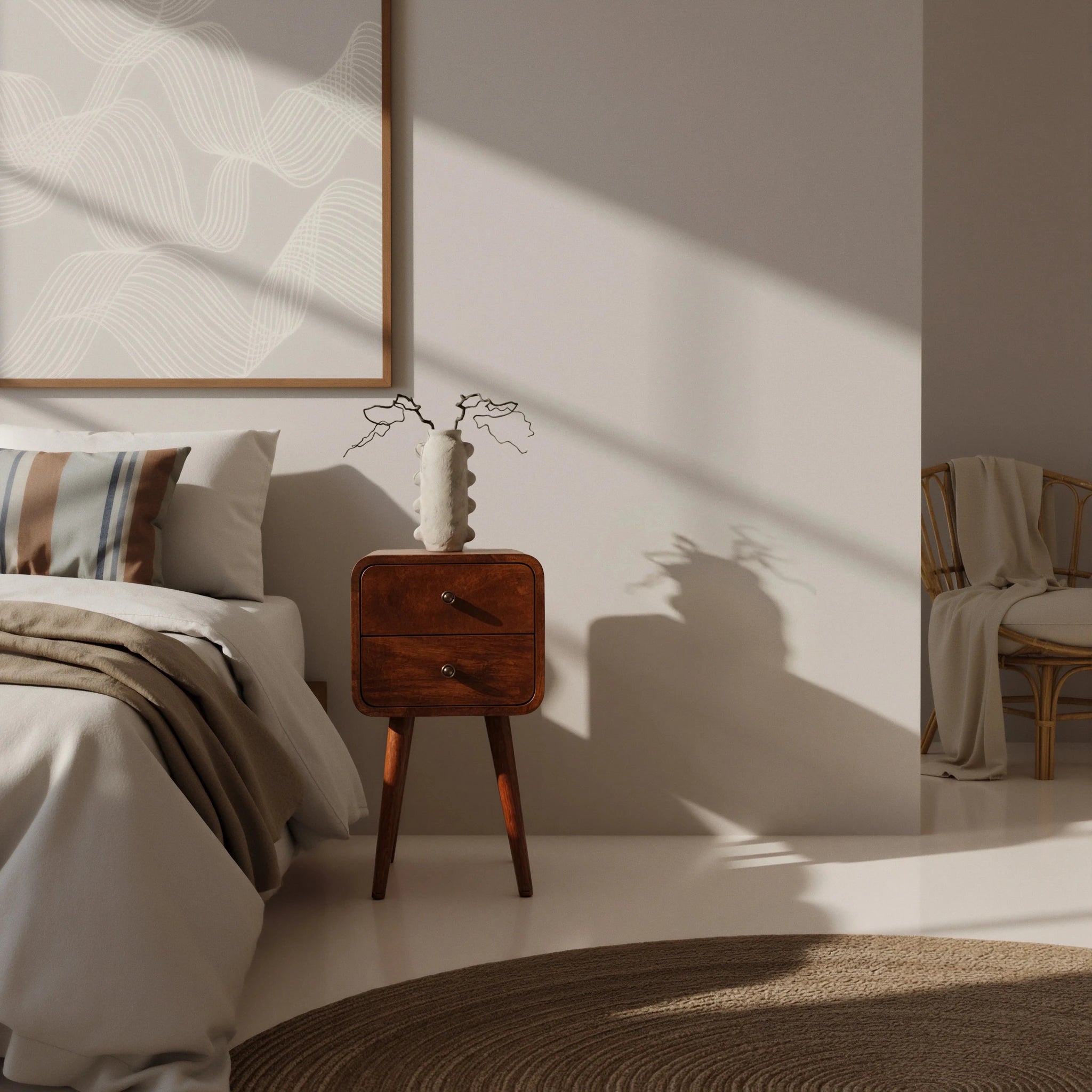 Yvoire Bedside Table - T'A PROMIS LIMITED