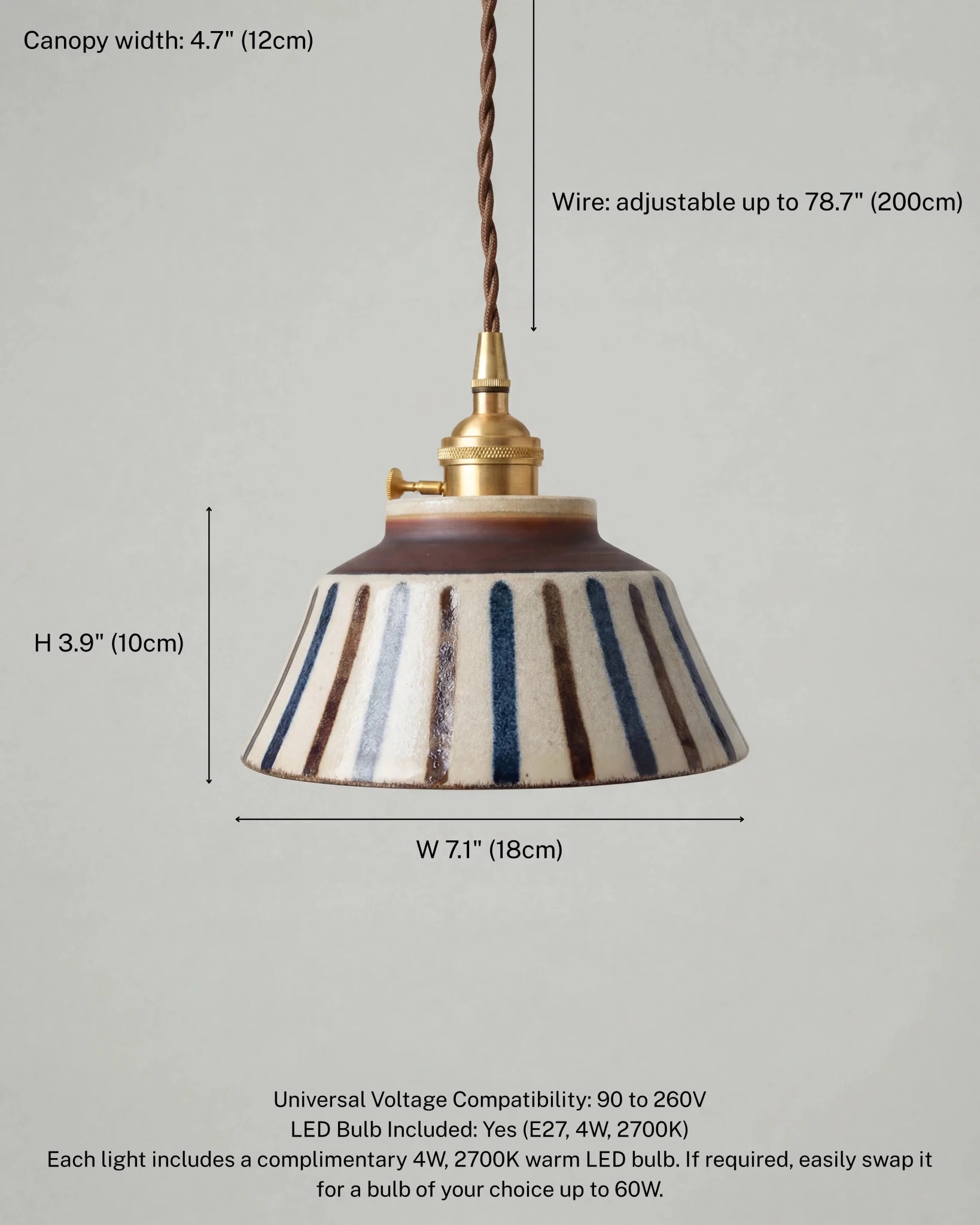 Allanche Pendant Light - T'A PROMIS LIMITED