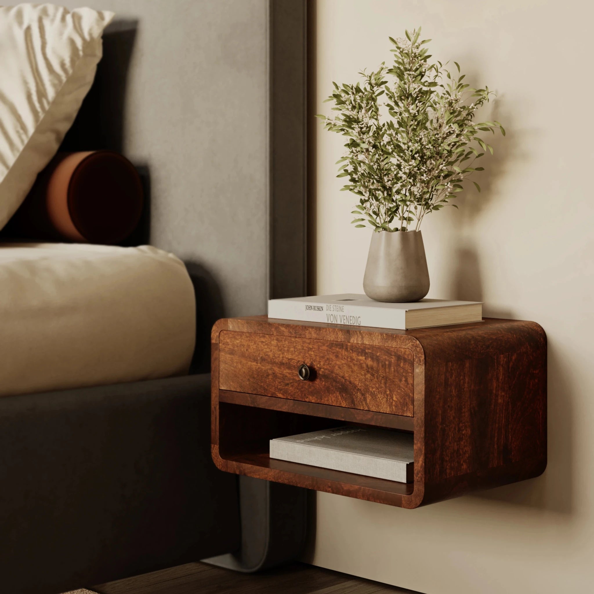 Cassis Bedside Table - T'A PROMIS LIMITED