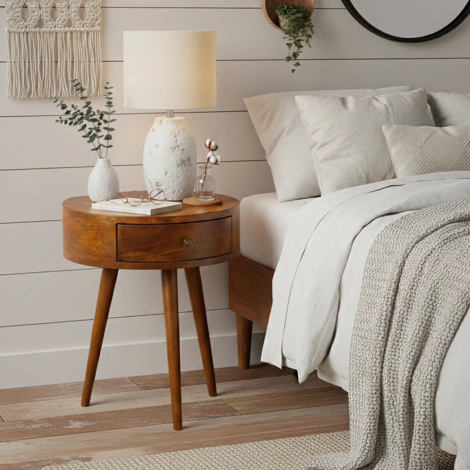 Erice Bedside Table - T'A PROMIS LIMITED