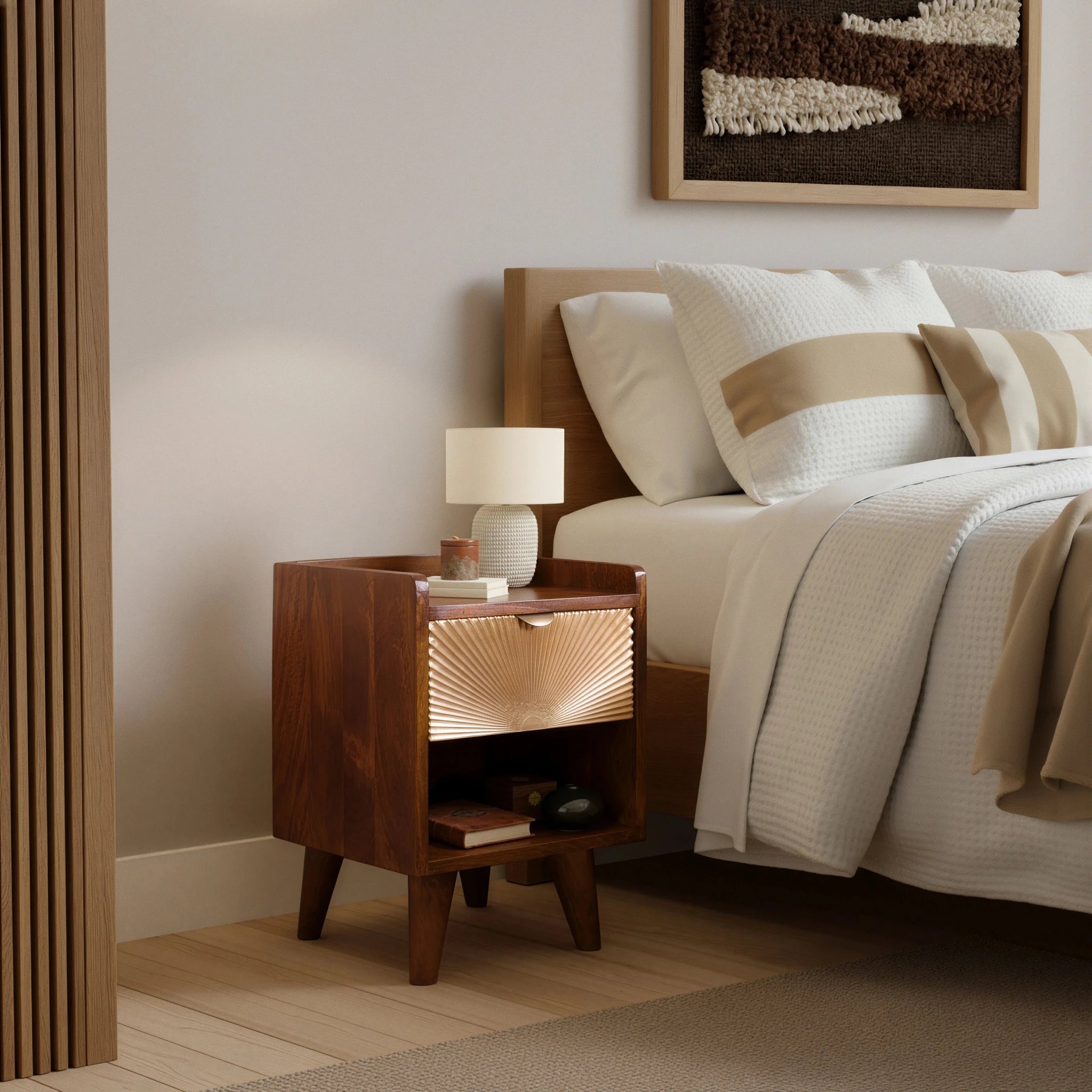 Evora Bedside Table - T'A PROMIS LIMITED