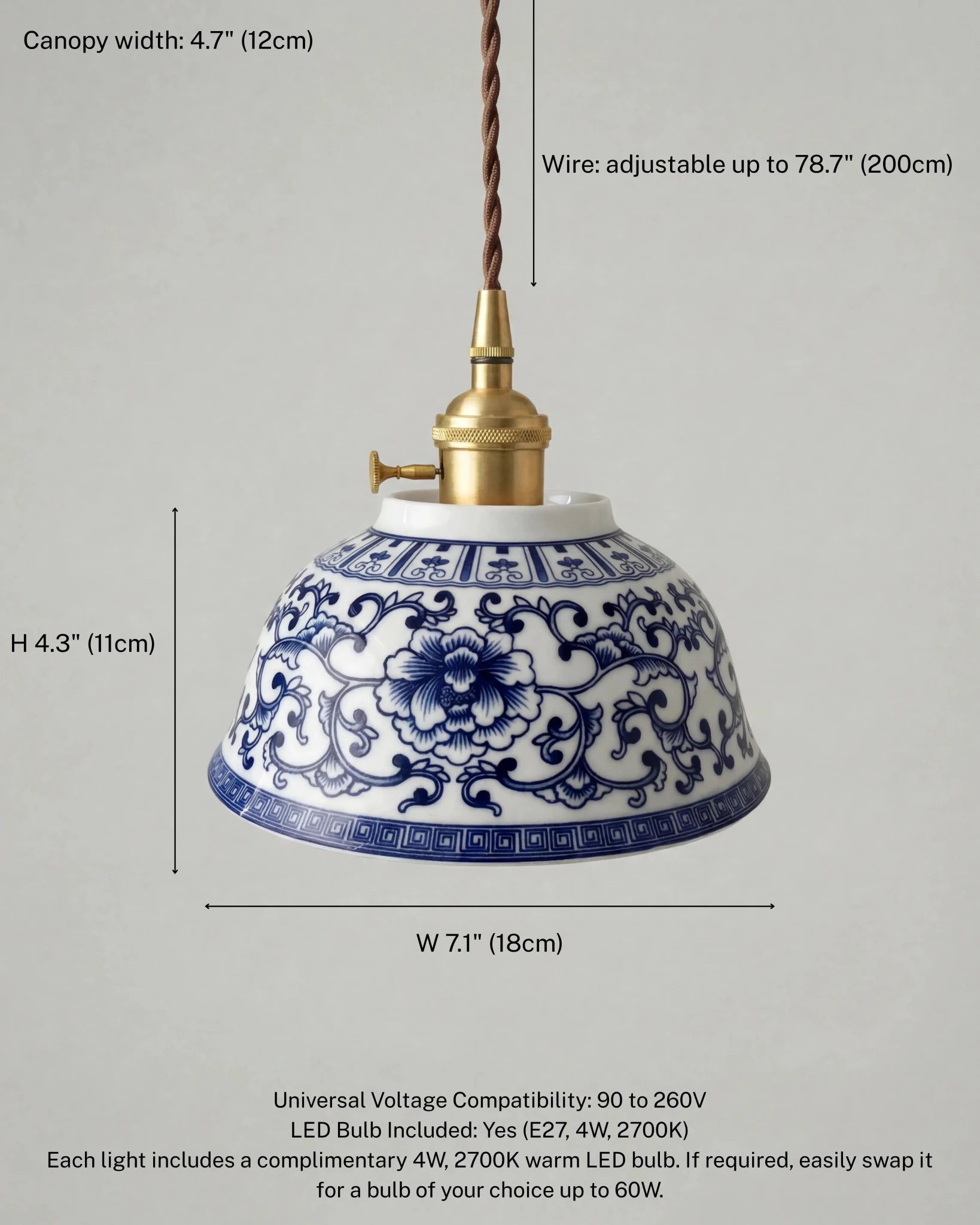 Fleurance Pendant Light - T'A PROMIS LIMITED