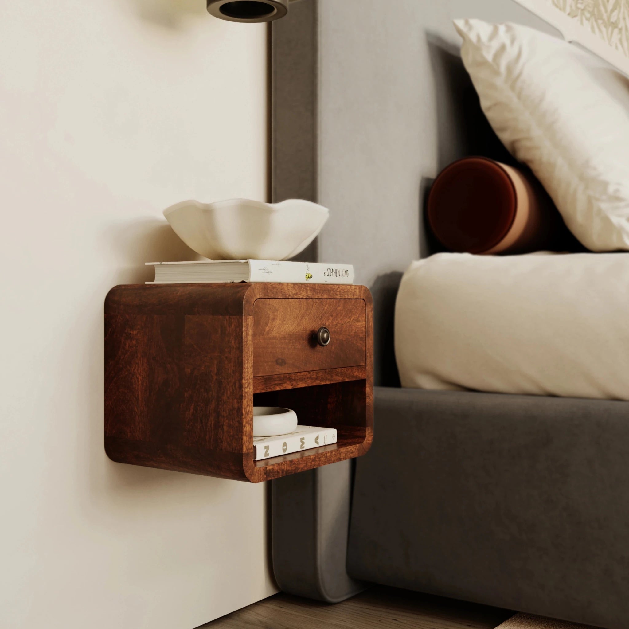 Luanco Bedside Table - T'A PROMIS LIMITED