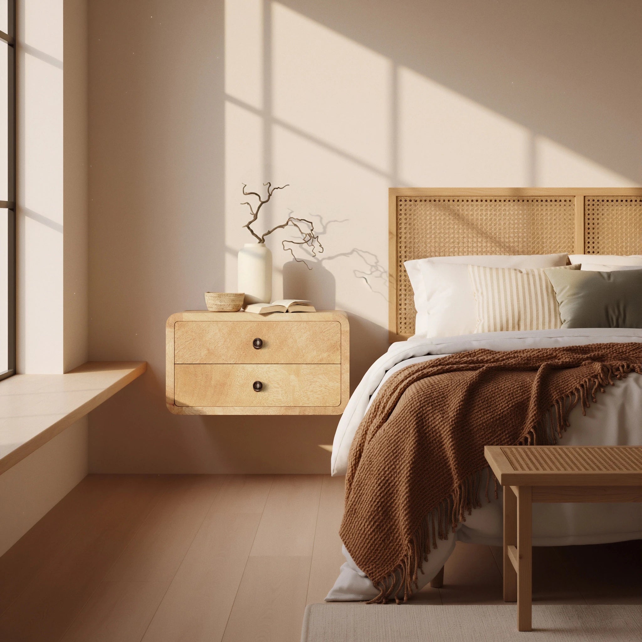 Milano Bedside Table - T'A PROMIS LIMITED