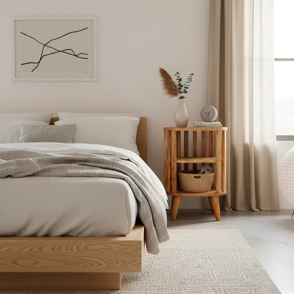 Naoussa Bedside Table - T'A PROMIS LIMITED