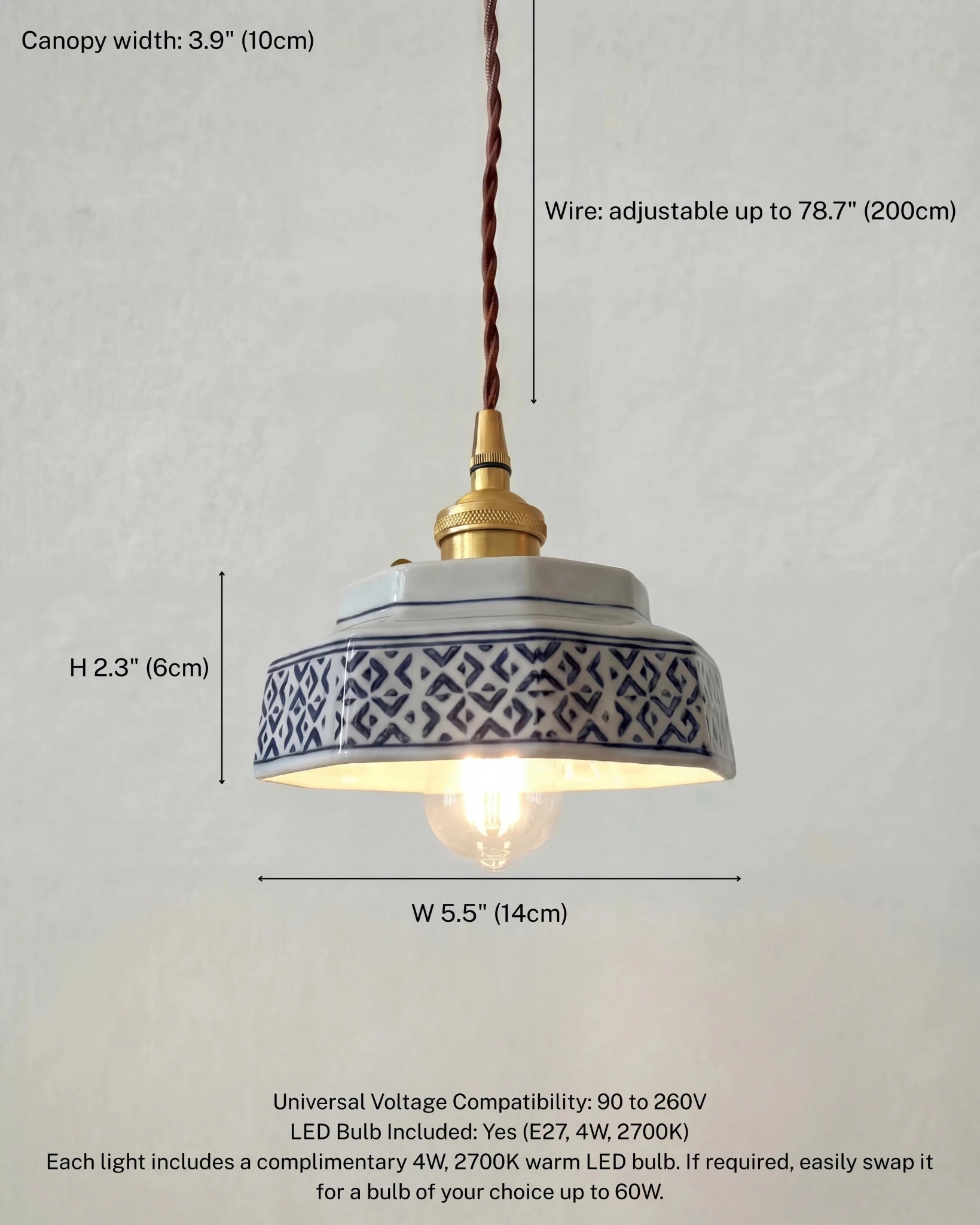 Rozzano Pendant Light - T'A PROMIS LIMITED