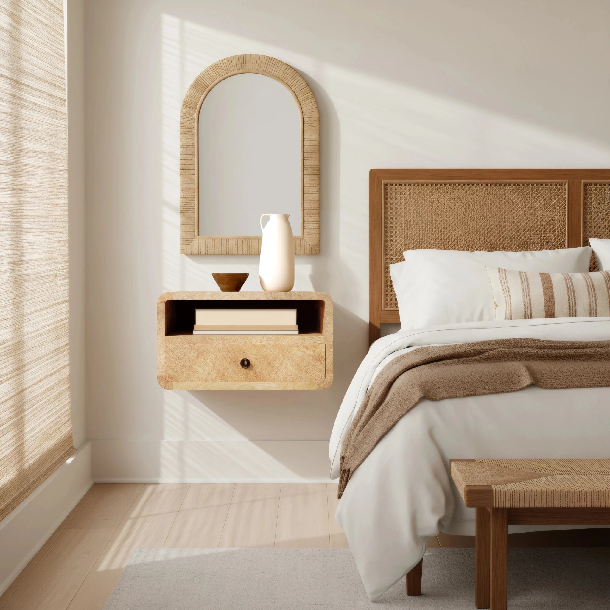Savoca Bedside Table - T'A PROMIS LIMITED
