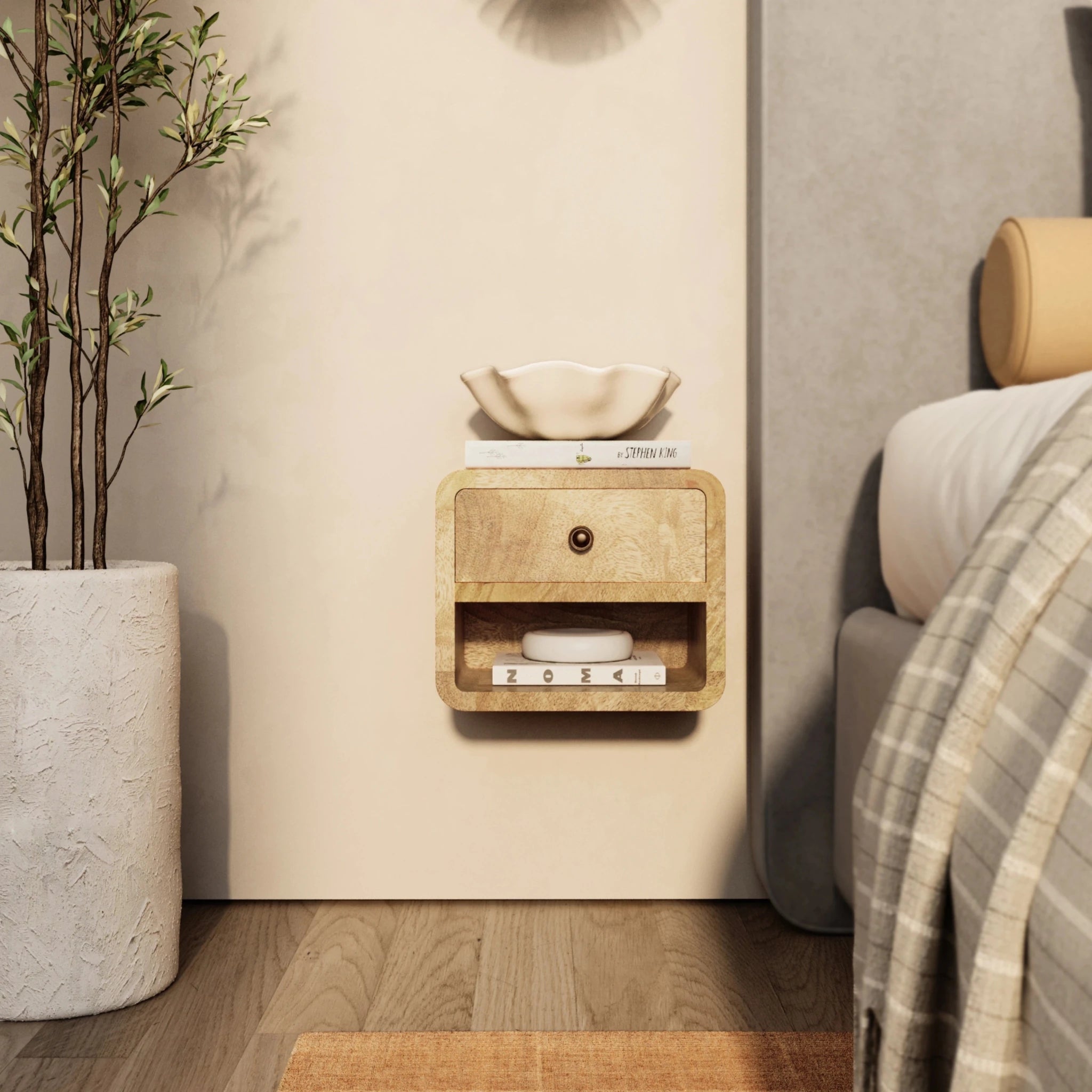 Savona Bedside Table - T'A PROMIS LIMITED