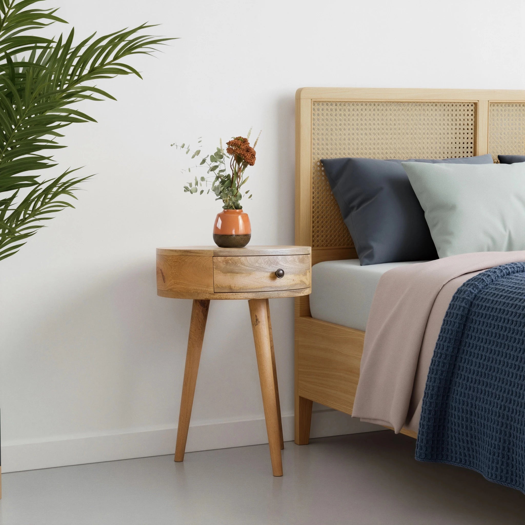 Soria Bedside Table - T'A PROMIS LIMITED