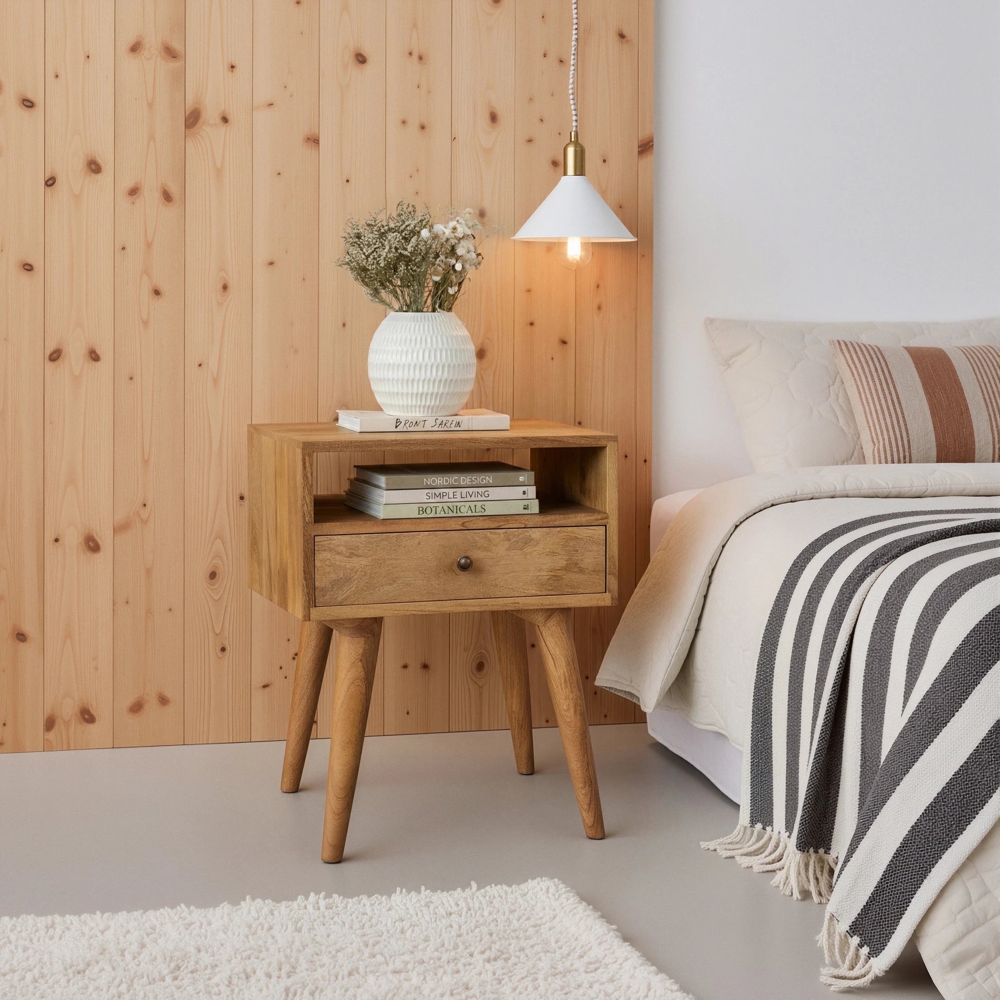 Tavira Bedside Table - T'A PROMIS LIMITED