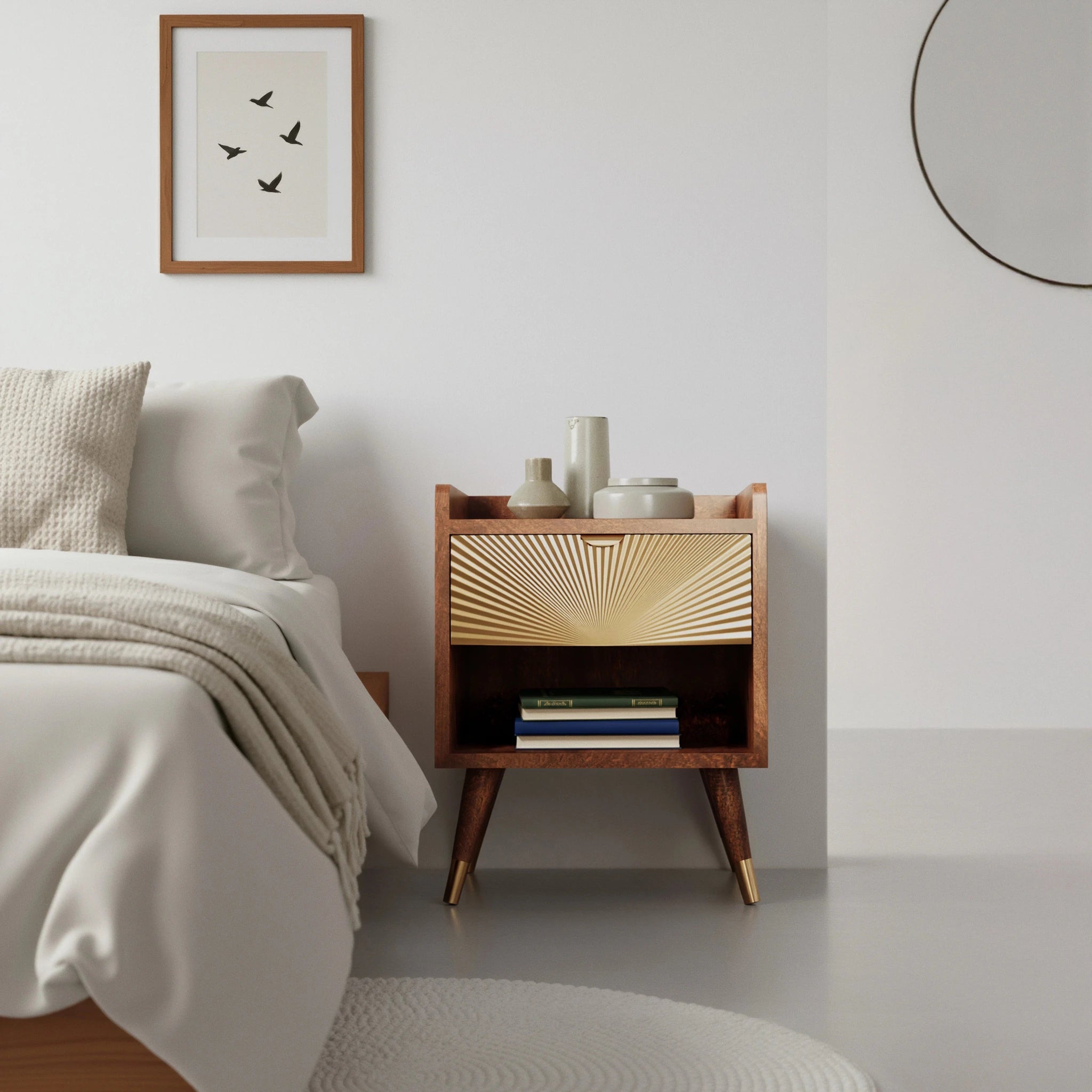 Vernazza Bedside Table - T'A PROMIS LIMITED