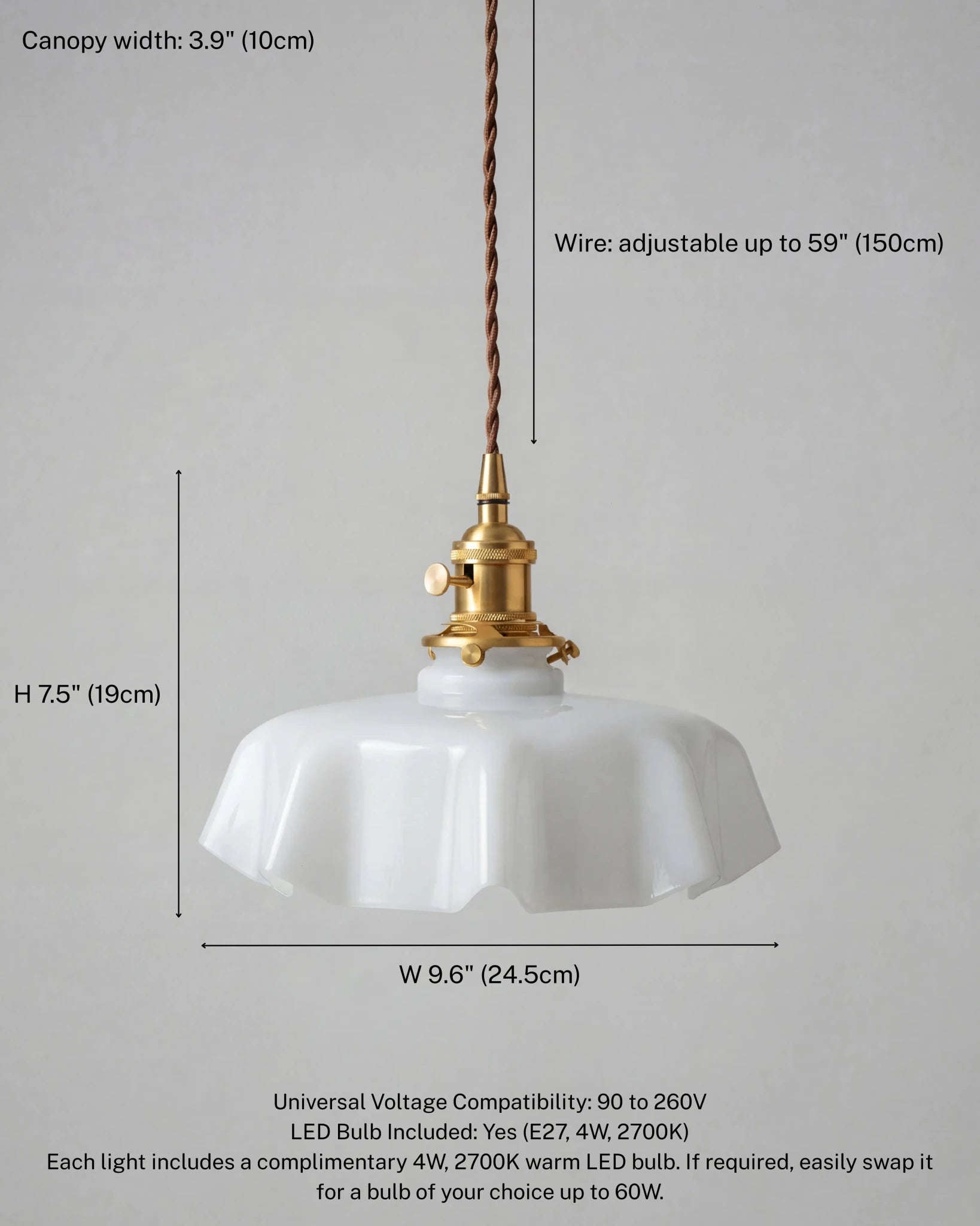 Versailles Pendant Light - T'A PROMIS LIMITED